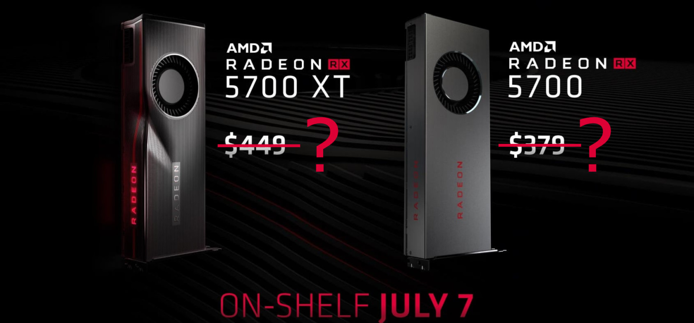 Radeon RX 5700 pricing