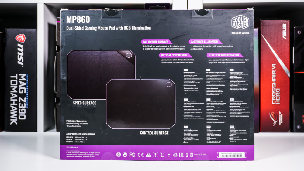 Cooler Master MP860 Dual-Sided RGB Mousepad