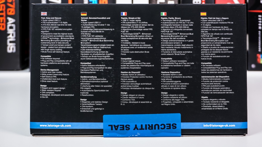 iStorage diskashur DT2 8TB External Hard Drive