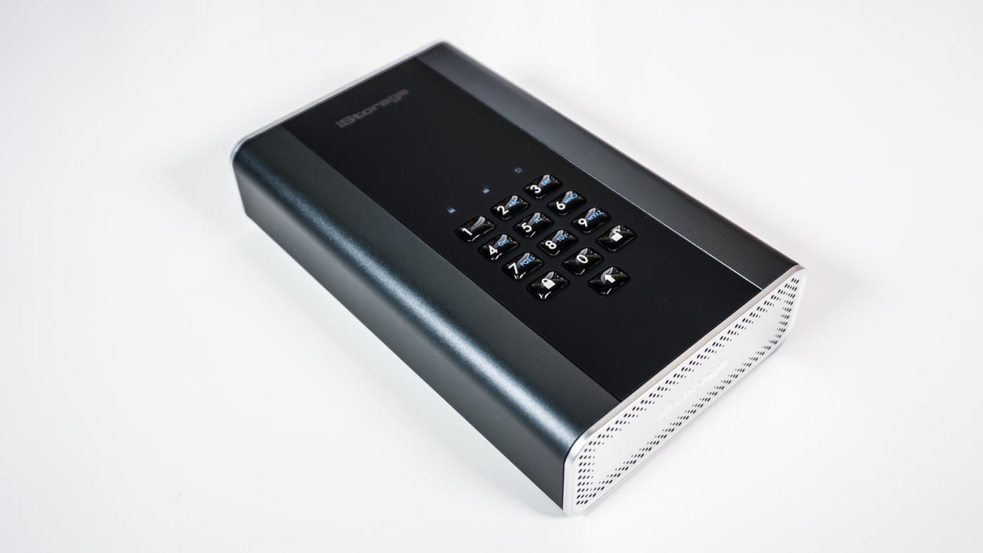 iStorage diskashur DT2 8TB External Hard Drive