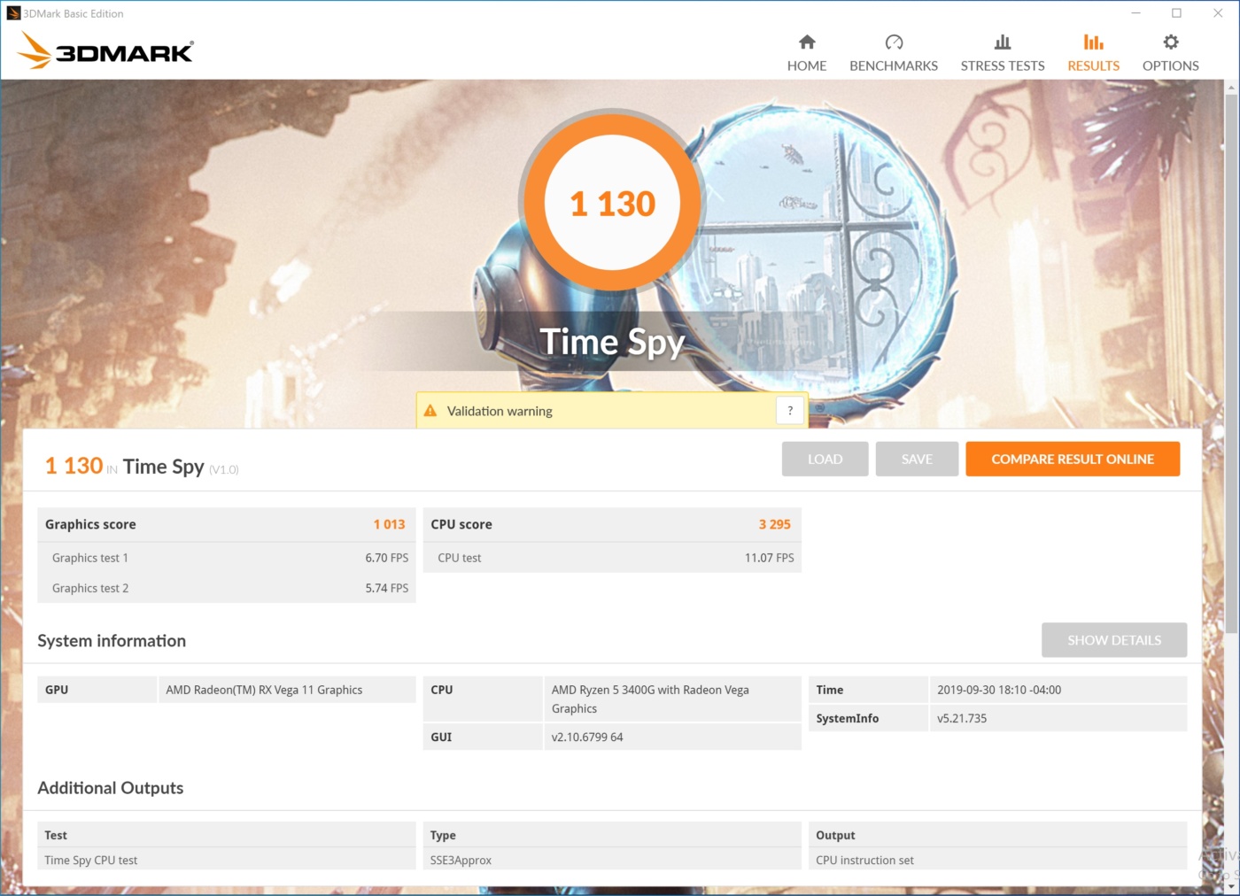 3dmark time