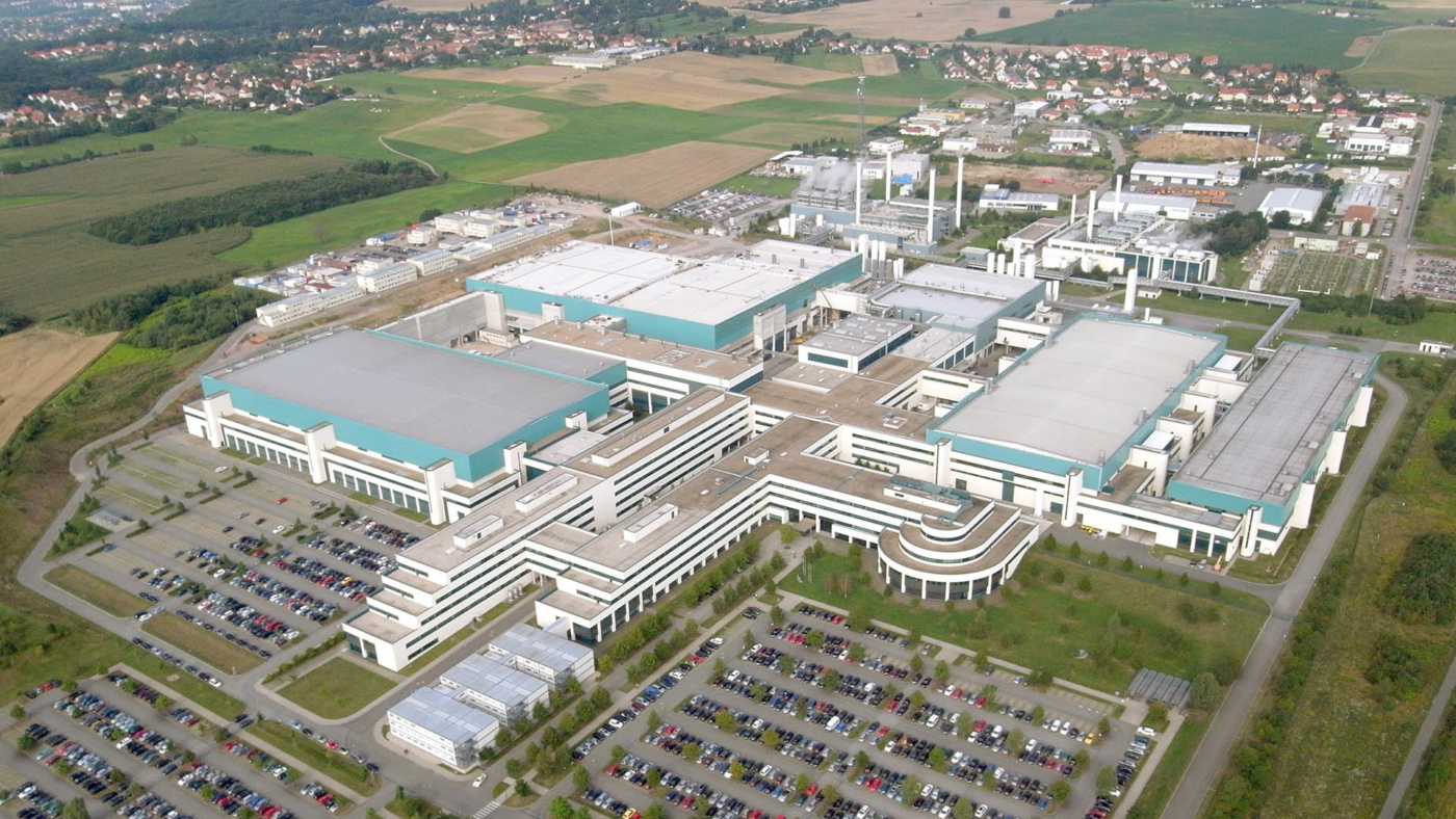 Aerial photograph of Globalfoundries Dresden 001
