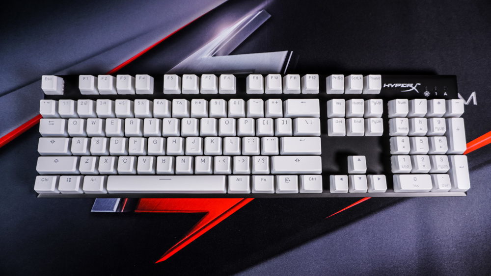 HyperX White Double-Shot PBT Keycaps
