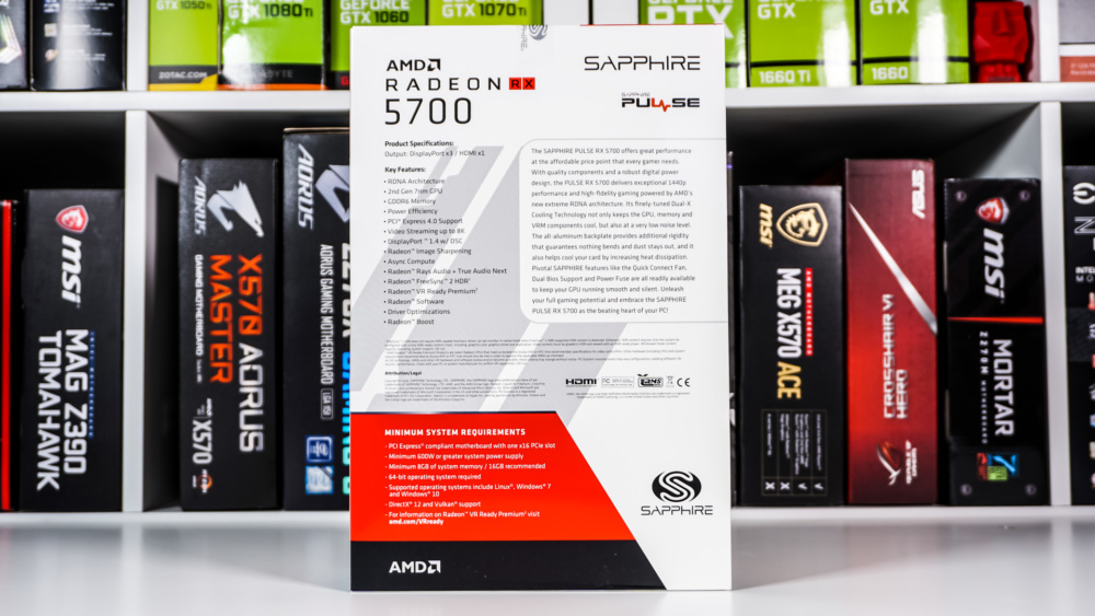 Sapphire Pulse RX 5700 Graphics Card