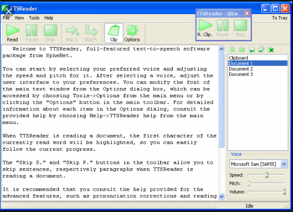 text speech 3