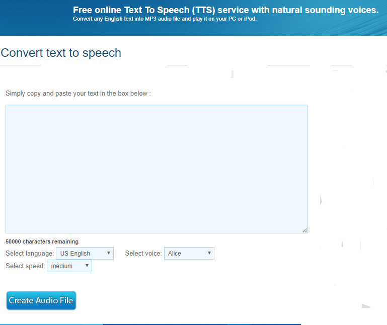text speech 4