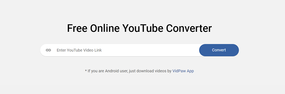 VidPaw YouTube Converter