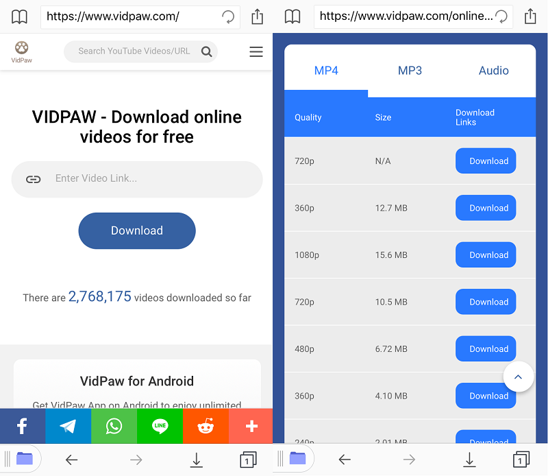 Download YouTube to MP4 on iPhone