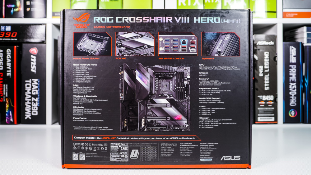 ASUS ROG Crosshair VIII Hero (WiFi) Motherboard