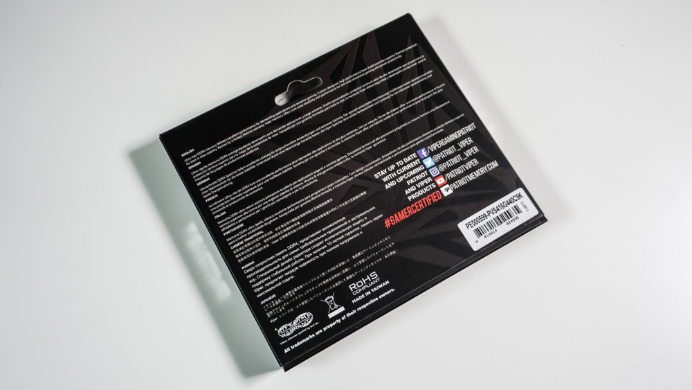 Patriot Viper Steel DDR4-4400 16GB Memory Kit