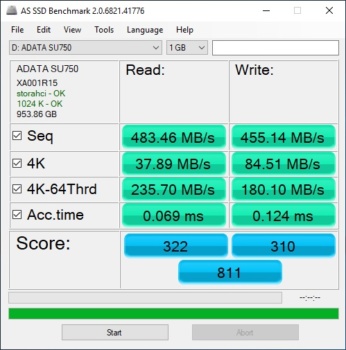su750 as ssd 1