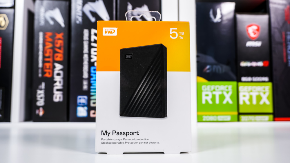 WD My Passport 5TB Portable Hard Drive