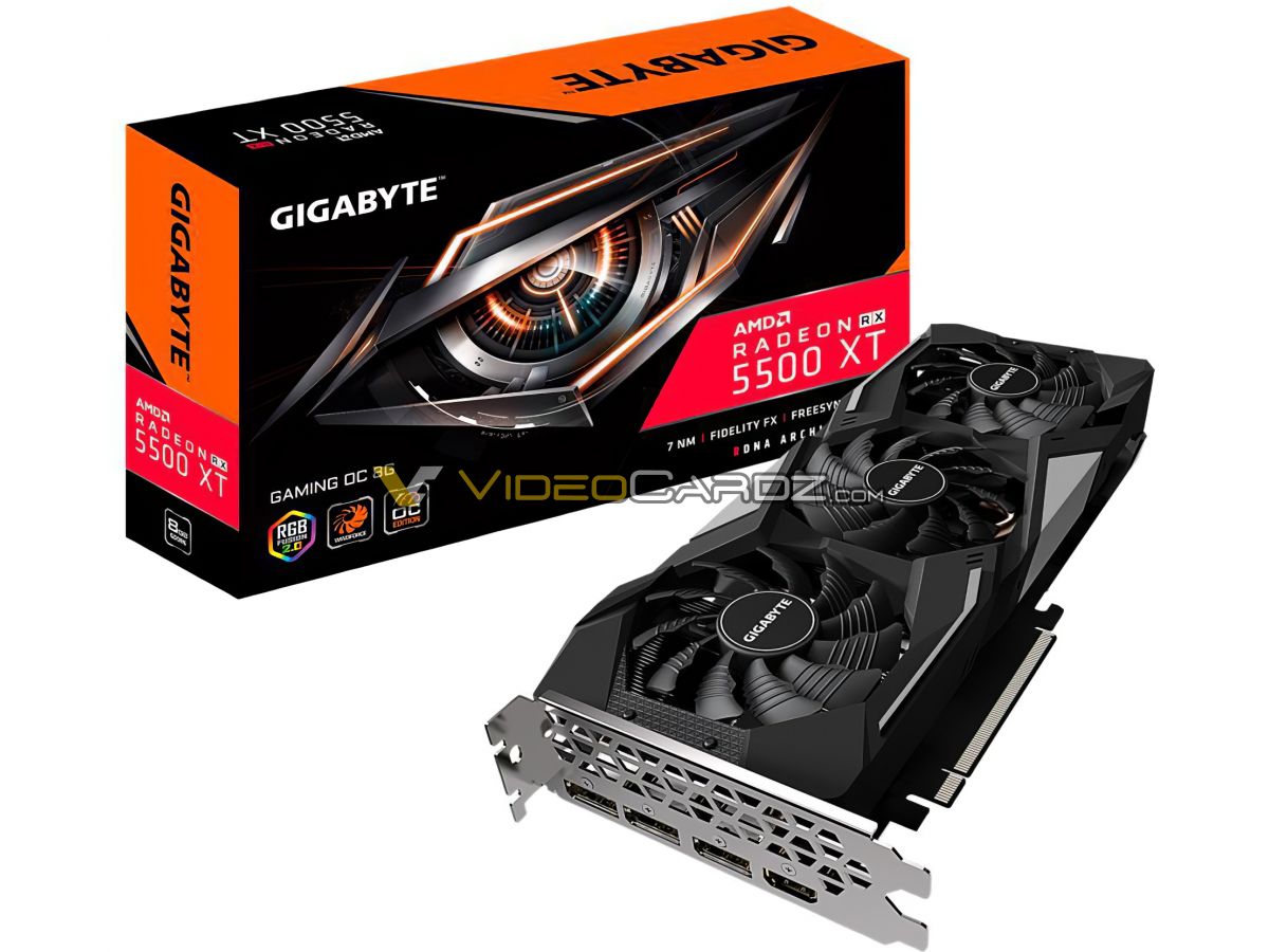 Gigabyte Radeon RX 5500 XT Gaming OC 1
