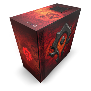 H510 Black Black WOW Horde with light left