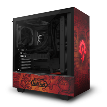 H510 Black Black WOW Horde w System white light 45