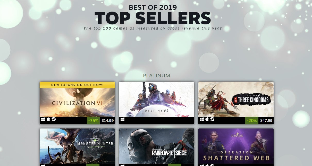 steam best sellers 1