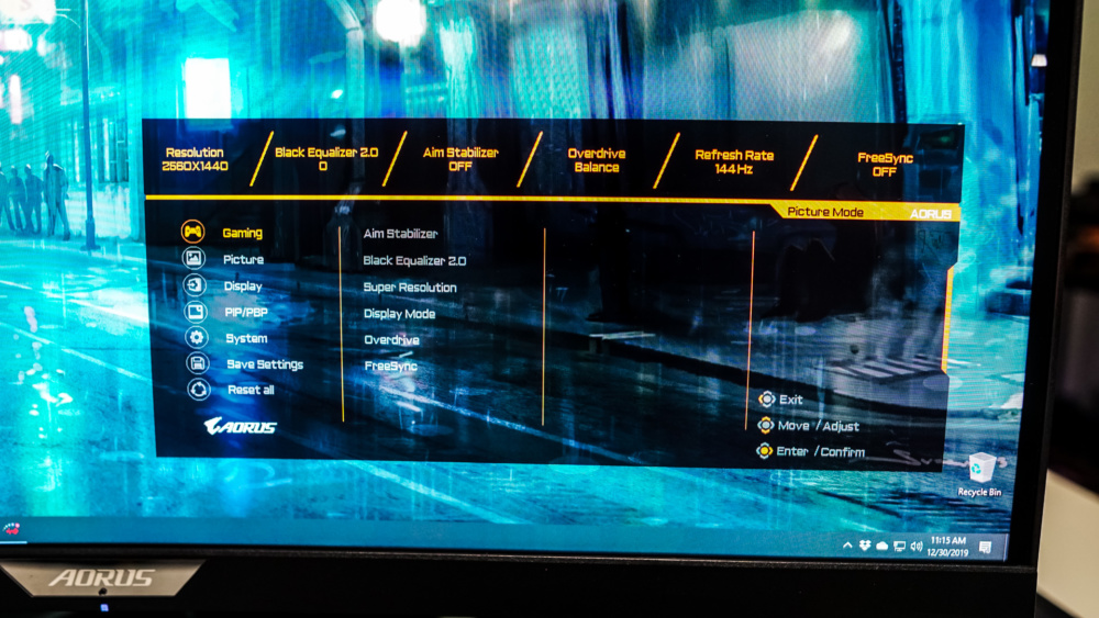 AORUS CV27Q 165Hz Gaming Monitor