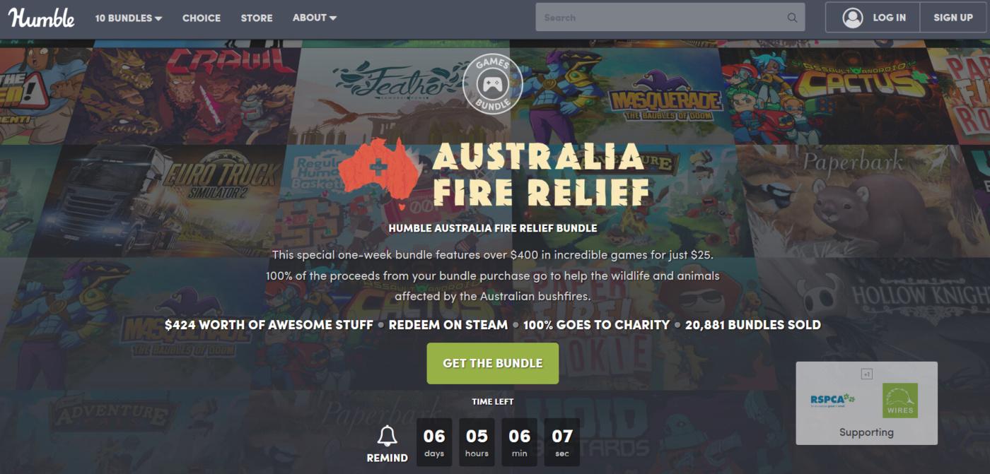 humble bundle fire