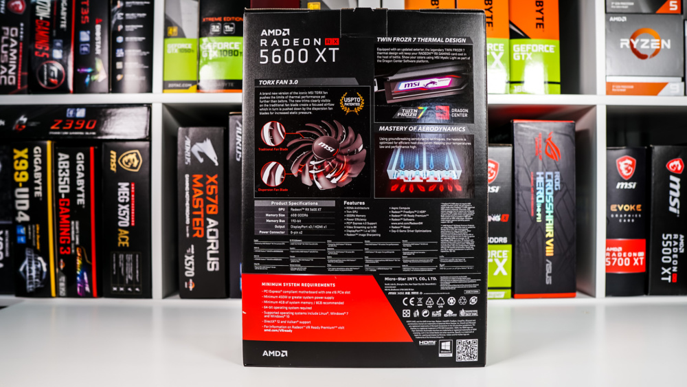 MSI Radeon RX 5600 XT Gaming X Graphics Card