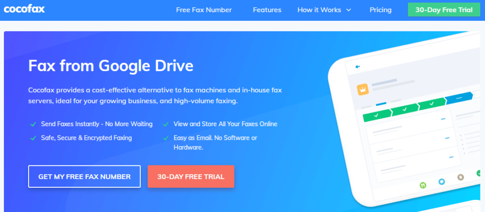 fax from google drive