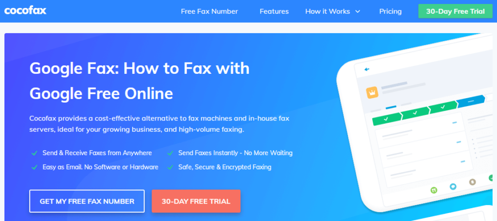 google fax
