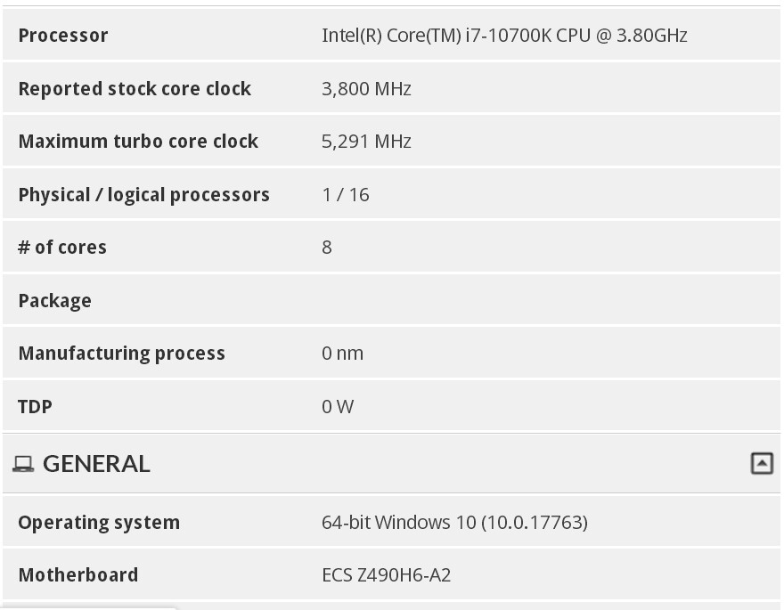 intel core i7 10700k 1