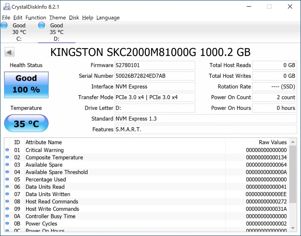 kingston a2000 info 2