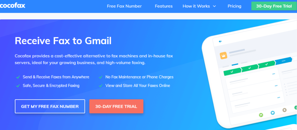 receive fax to gmail