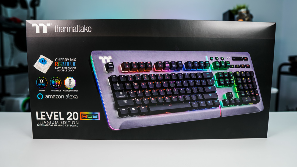 Thermaltake Level 20 RGB Titanium Gaming Keyboard