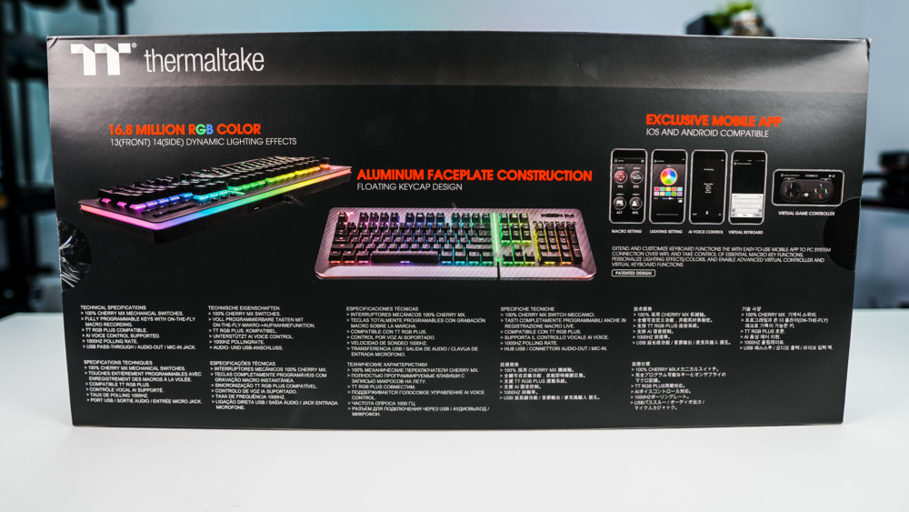 Thermaltake Level 20 RGB Titanium Gaming Keyboard