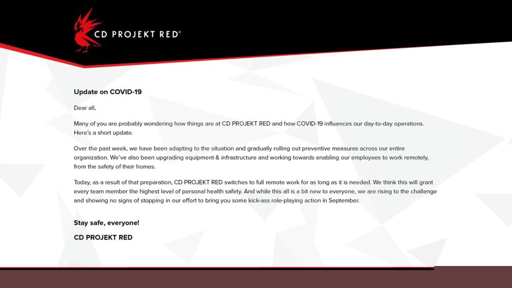 cdpr covid 19