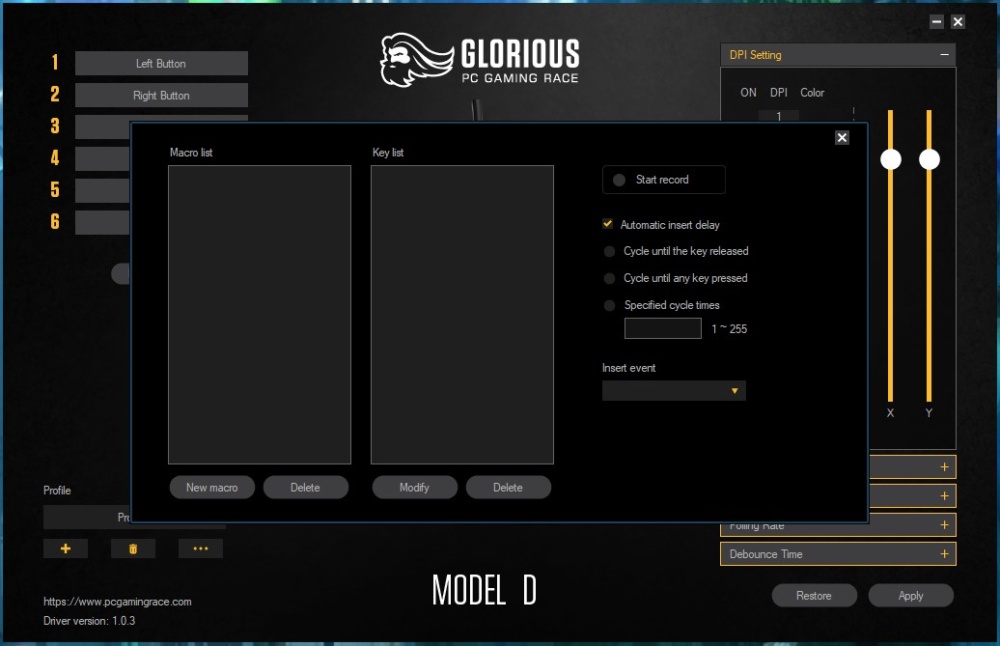 glorious model d ss3