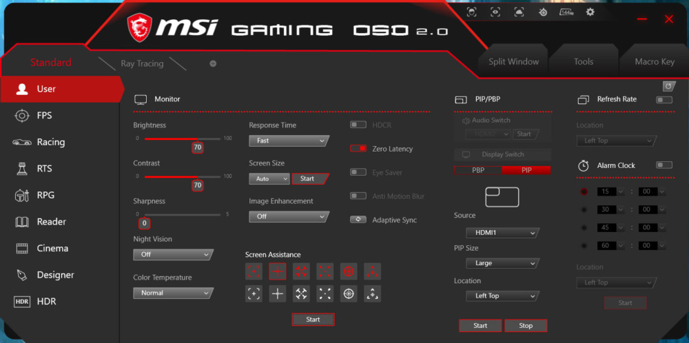 msi gaming osd 1