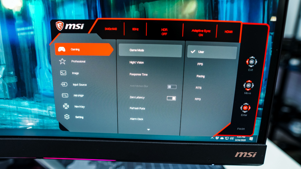 MSI Optix MPG341CQR 34-inch 144 Hz Gaming Monitor