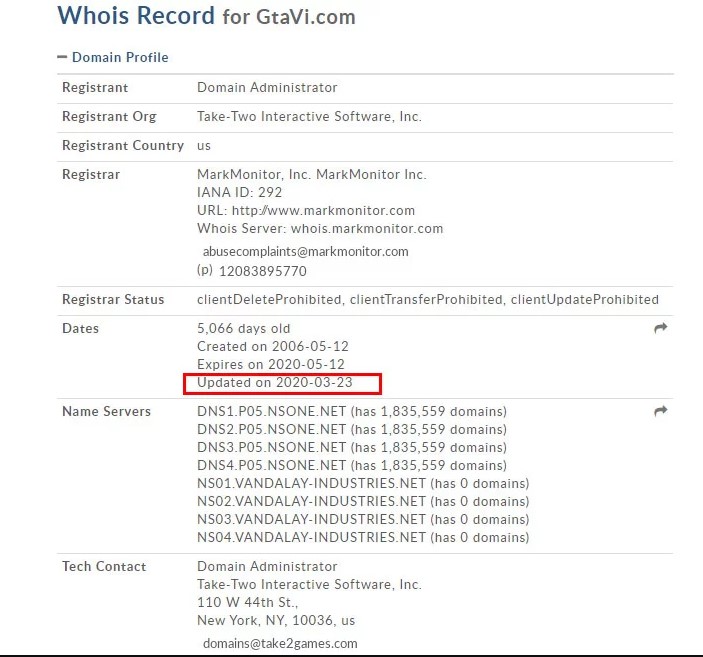 whois gtavi