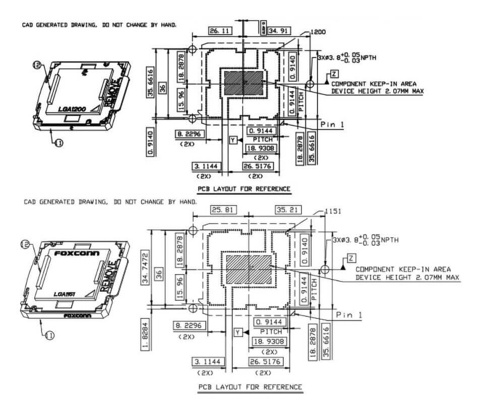 LGA 1200 and LGA 115X