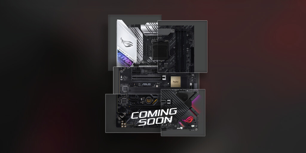 asus z490 boards tease