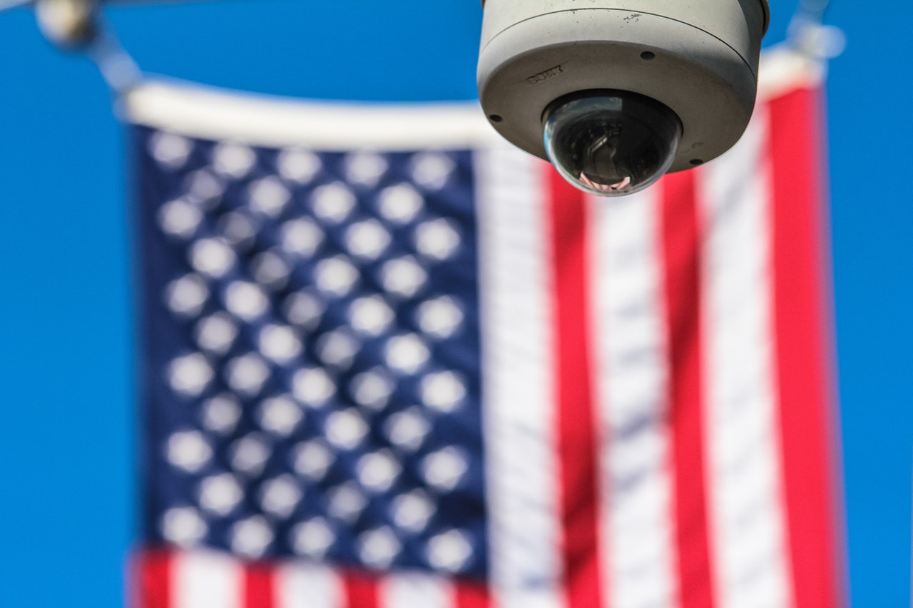 flag usa controls security camera 97509