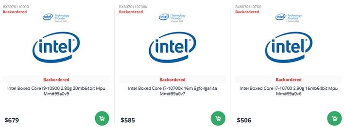 intel pricing leak