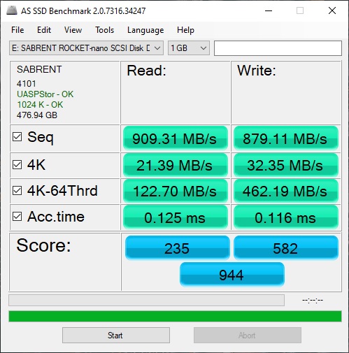 rocket nano as ssd