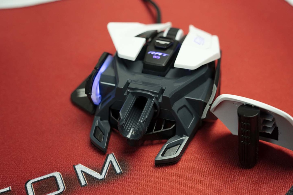 Mad Catz R.A.T. Pro S3 palm rest removed