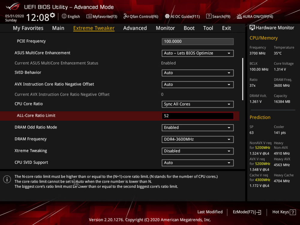 asus maximus xii hero oc2