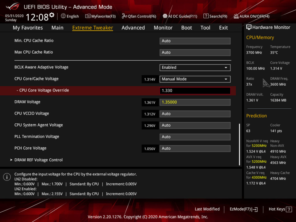 asus maximus xii hero oc3