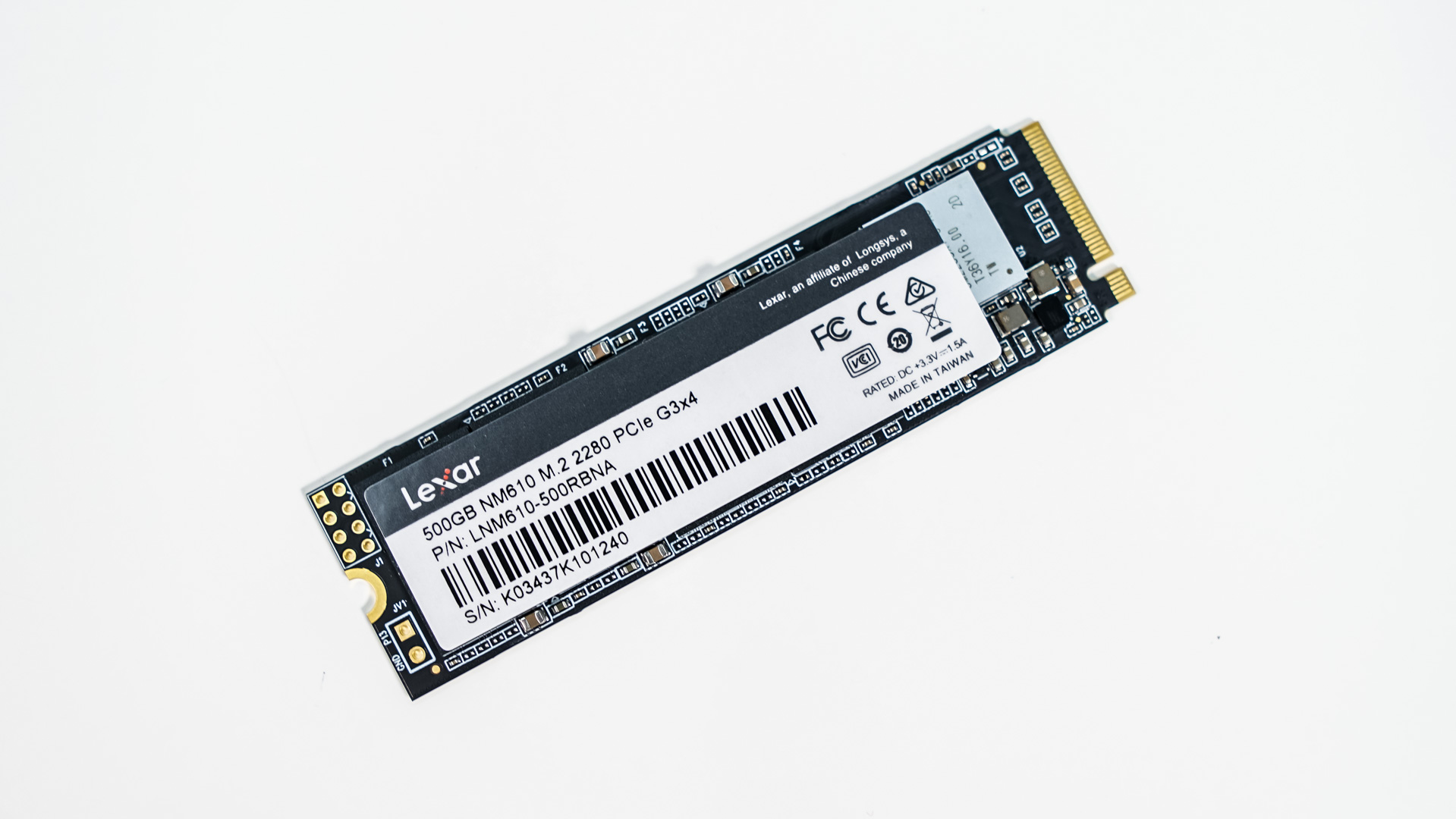 Lexar NM610 M.2 NVMe Solid State Drive