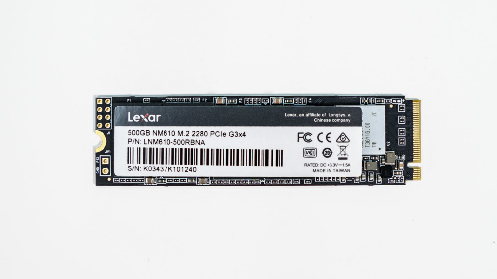 Lexar NM610 M.2 NVMe Solid State Drive
