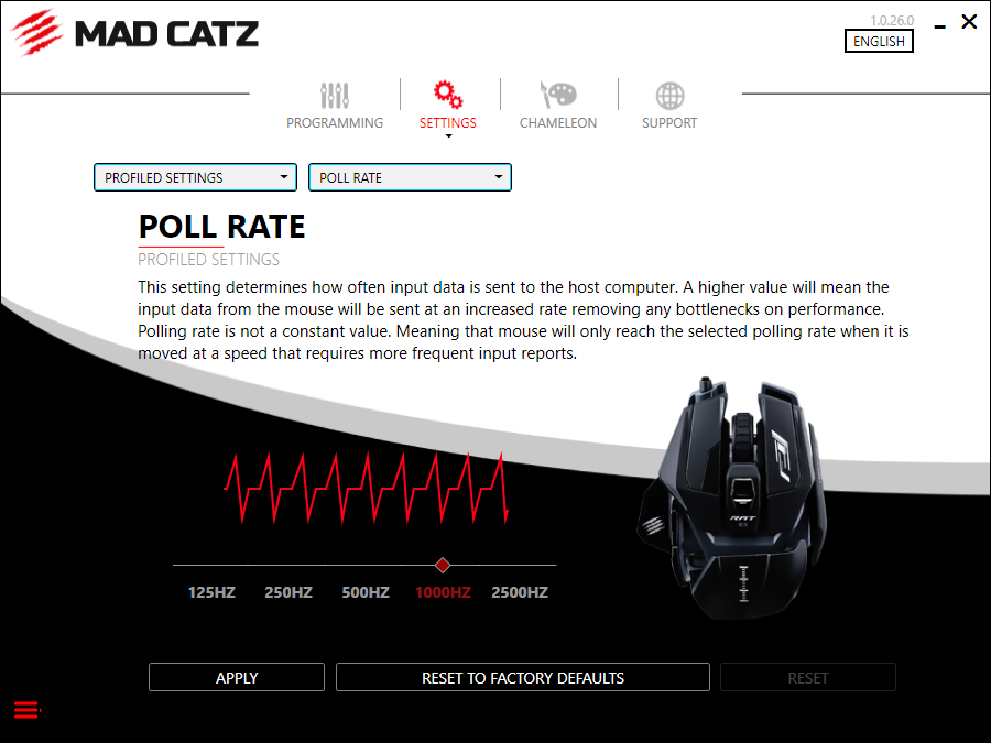 RAT Pro S3 Software_polling rate