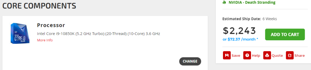 Intel Core i9-10850K