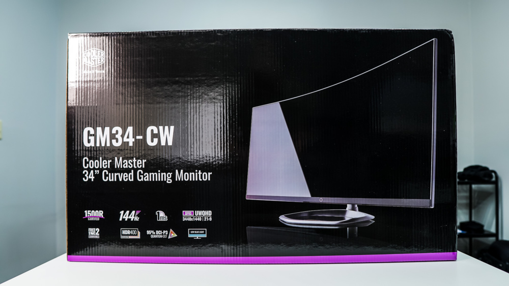 Cooler Master GM34-CW 34-inch Curved Gaming Monitor