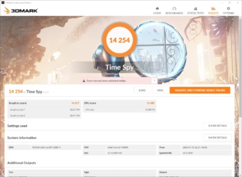 corsair one 3dmark time