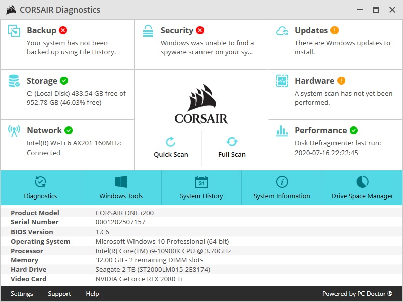 corsair one ss1